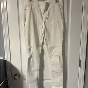 Old Navy White Rockstar Jeggings